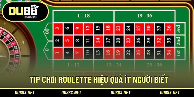 Tip chơi Roulette hiệu quả ít người biết